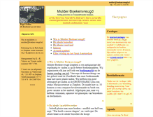 Tablet Screenshot of boekenvreugd.nl